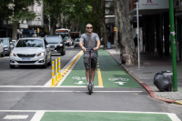 Ciclovía en calle San José 