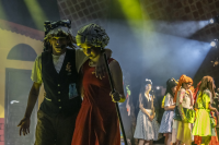 Encuentro de Carnaval de las Promesas en el teatro de Verano