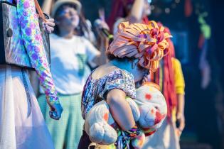 Encuentro de Carnaval de las Promesas en el teatro de Verano