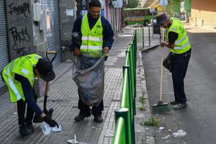 Operativo de limpieza en feria del Paso Molino  ,06 de enero de 2024