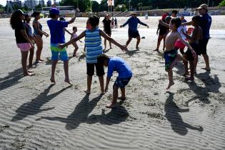 Actividades deportivas en la playa Ramírez por el programa Monteverano Actividades deportivas en la playa Ramírez por el programa Monteverano , 08 de enero de 2024