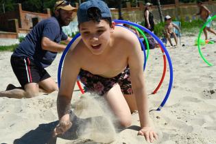 Actividades en playa del Cerro para personas en situación de discapacidad por el programa Monteverano Actividades en playa del Cerro por el programa Monteverano , 09 de enero de 2024