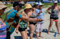 Actividades en playa del Cerro por el programa Monteverano ,  09 de enero de 2024