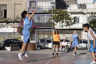 Torneo Jr. NBA en la plaza de Deportes Nº 1