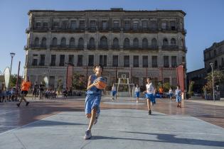 Torneo Jr. NBA en la plaza de Deportes Nº 1