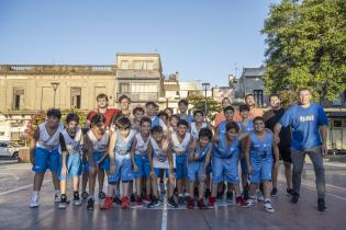 Torneo Jr. NBA en la plaza de Deportes Nº 1