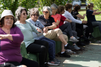 Gimnasia para personas mayores en Cedel Carrasco