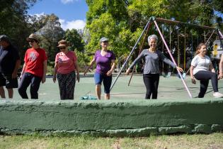 Gimnasia para personas mayores en Cedel Carrasco