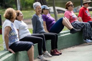 Gimnasia para personas mayores en Cedel Carrasco