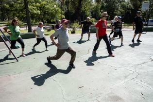 Gimnasia para personas mayores en Cedel Carrasco