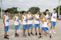 Torneo Jr. NBA en la plaza Alba Roballo