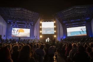 Fiesta inaugural por los 300 años de Montevideo en playa del Cerro