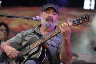 Prueba de sonido de Larbanois & Carrero y Numa Moraes en el Escenario del Gaucho