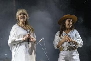 Festejos en el escenario de el Gaucho por los 300 años de Montevideo