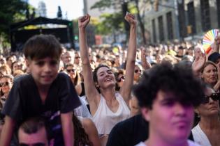 Festejos en el escenario de Av. Libertador por los 300 años de Montevideo Festejos en el escenario de Av. Libertador por los 300 años de Montevideo