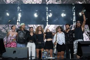 Ana Prada en los festejos por los 300 años de Montevideo Ana Prada en los festejos por los 300 años de Montevideo