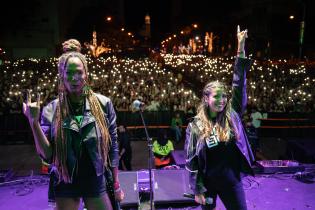 Festejos en el escenario de Av. Libertador por los 300 años de Montevideo Festejos en el escenario de Av. Libertador por los 300 años de Montevideo