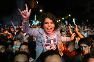 Festejos en el escenario de Av. Libertador por los 300 años de Montevideo Festejos en el escenario de Av. Libertador por los 300 años de Montevideo