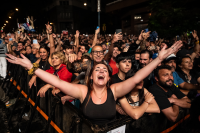 Festejos en el escenario de Av. Libertador por los 300 años de Montevideo