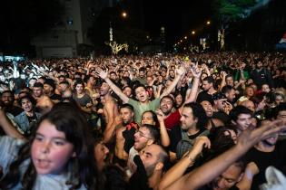 Festejos en el escenario de Av. Libertador por los 300 años de Montevideo Festejos en el escenario de Av. Libertador por los 300 años de Montevideo