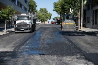 Trabajos en calle Isla de Flores por Desfile de Llamadas 2024