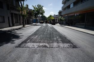 Trabajos en calle Isla de Flores por Desfile de Llamadas 2024