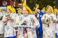 G.R.E.S Asabranca en el Desfile de Escuelas de Samba