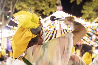 G.R.E.S Asabranca en el Desfile de Escuelas de Samba