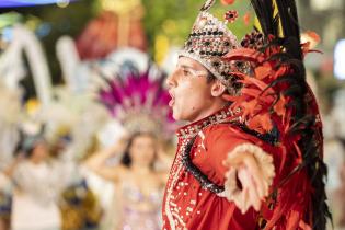 G.R.E.S Asabranca en el Desfile de Escuelas de Samba