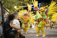  Imperio preto e branco en el Desfile de Escuelas de Samba