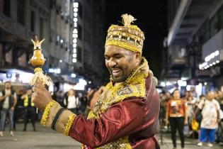  Imperio preto e branco en el Desfile de Escuelas de Samba