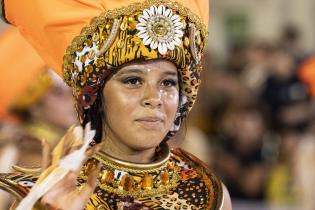  Imperio preto e branco en el Desfile de Escuelas de Samba