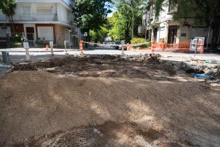 Avance de obras en Solano Antuña desde Luis de la Torre hasta la Rambla