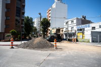 Avance de obras en Solano Antuña desde Luis de la Torre hasta la Rambla