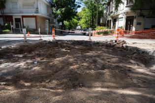 Avance de obras en Solano Antuña desde Luis de la Torre hasta la Rambla