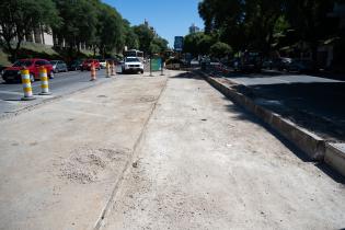 Avance de obras del proyecto de tránsito adaptativo en Bvar. España y Bvar. Artigas Avance de obras del proyecto de tránsito adaptativo en Bvar. España y Bvar. Artigas