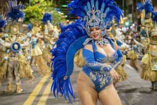 Mocidade Unida en el Desfile de Escuelas de Samba Mocidade Unida en el Desfile de Escuelas de Samba