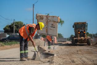 Avance de obras en Avenida Don Pedro De Mendoza entre Matilde Pacheco y Capitán Tula 