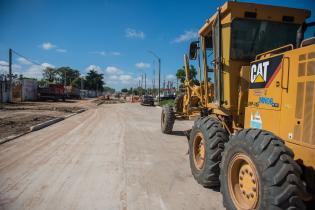 Avance de obras en Avenida Don Pedro De Mendoza entre Matilde Pacheco y Capitán Tula 