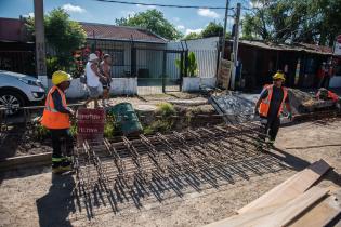 Avance de obras en Avenida Don Pedro De Mendoza y Domingo Arena