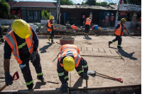 Avance de obras en Avenida Don Pedro De Mendoza y Domingo Arena