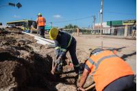 Avance de obras en Avenida Don Pedro De Mendoza y Domingo Arena