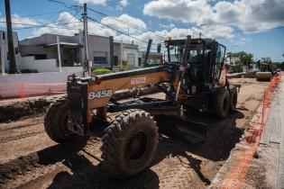 Avance de obras en calle Cochabamba entre camino Maldonado y Chayos 