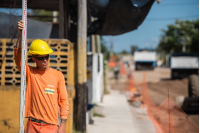 Avance de obras en calle Cochabamba entre camino Maldonado y Chayos 