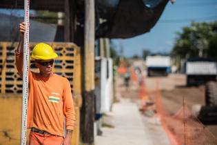 Avance de obras en calle Cochabamba entre camino Maldonado y Chayos Avance de obras en calle Cochabamba entre camino Maldonado y Chayos