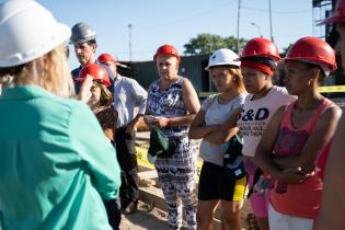 Intendenta de Montevideo Carolina Cosse recorre obras de realojo en barrio El Progreso