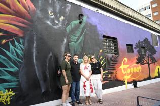 Inauguración del Mural Espacio Gunnar