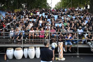 Ensayo de espectáculo por los 300 años de Montevideo para las Llamadas Ensayo de espectáculo por los 300 años de Montevideo para las Llamadas