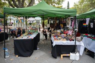 Feria de Economía Social y Solidaria en plaza de los Treinta y Tres