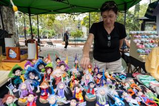 Feria de Economía Social y Solidaria en plaza de los Treinta y Tres